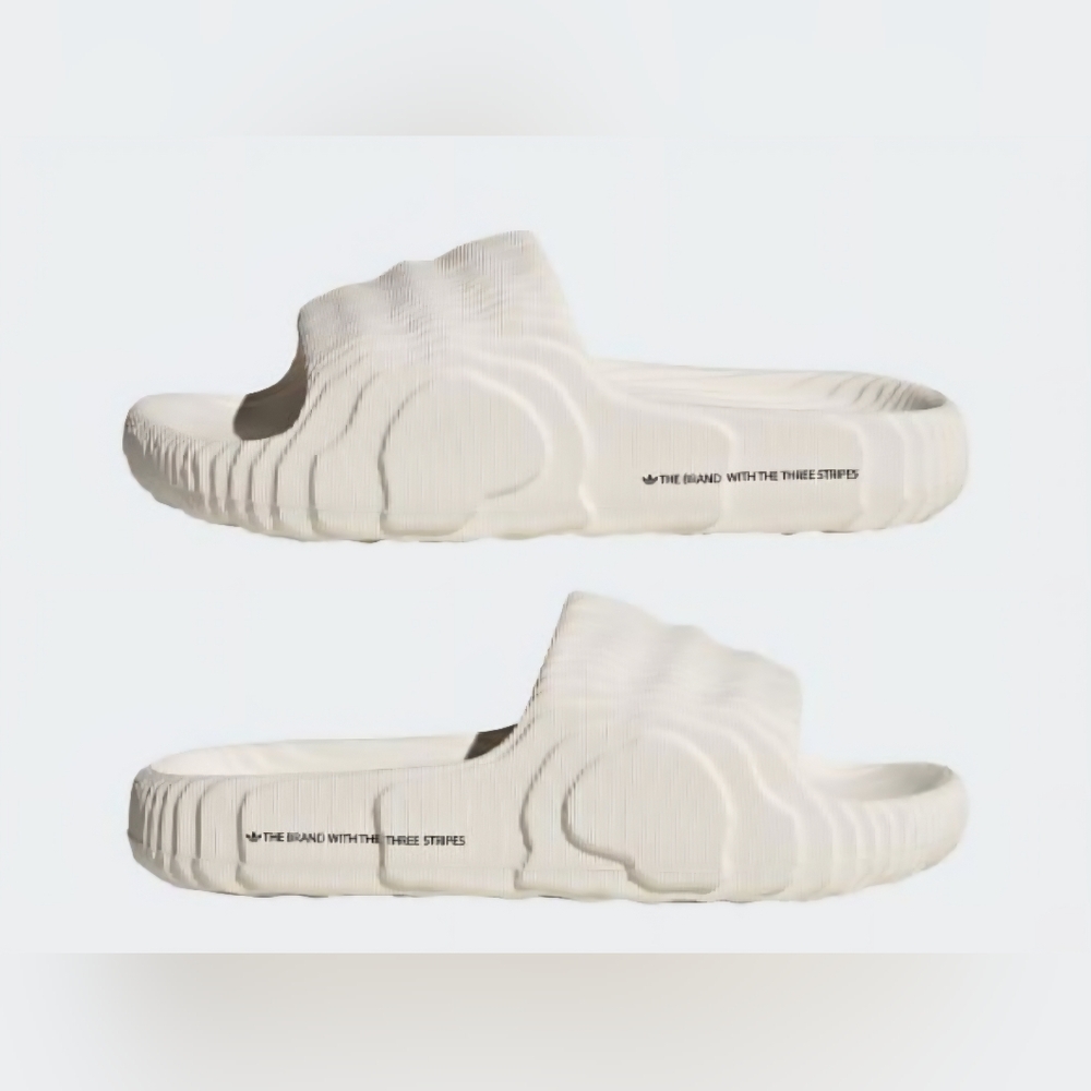 ADIDAS WOMEN'S OFF WHITE ADILETTE 22 SLIDES US8/UK7/F40.5